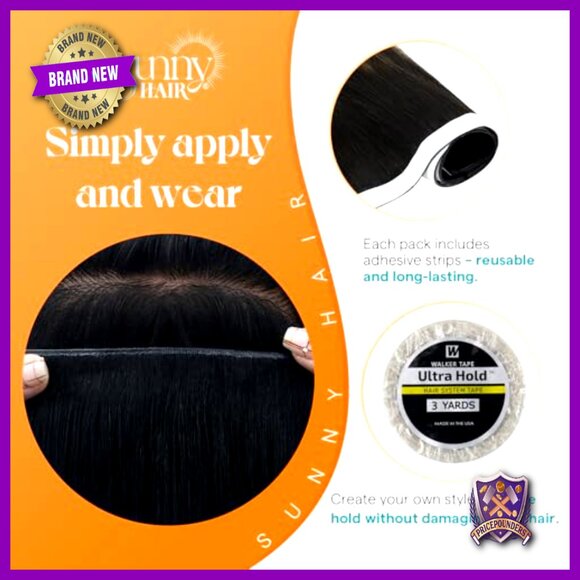 Human Hair Tape-In Extensions 50g Thin Weft No Visible Tracks Reusable main image 6
